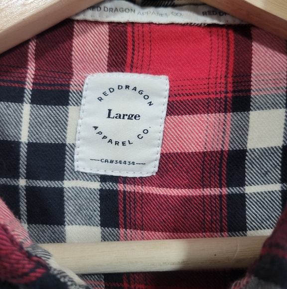 Ladies RDS Red Dragon Plaid Shirt - Picture 2 of 4